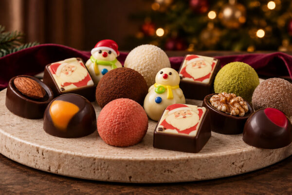 Christmas chocolate banner